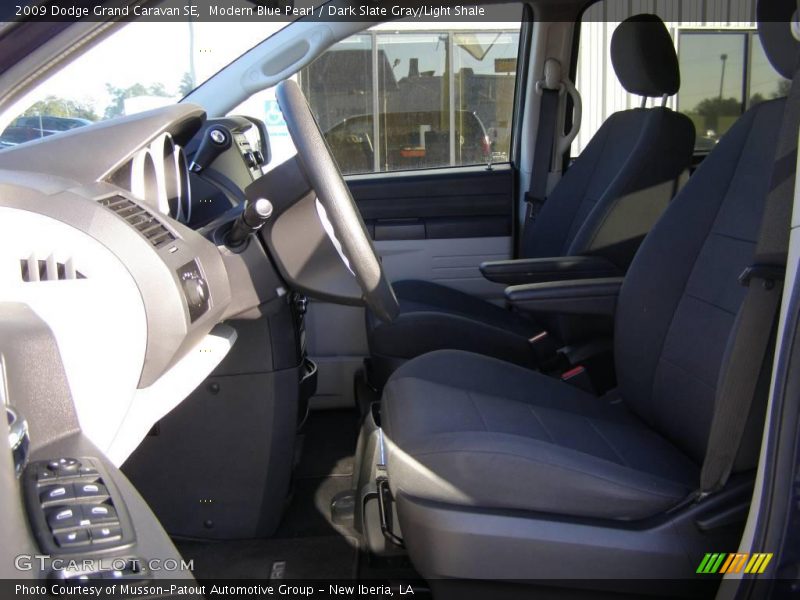 Modern Blue Pearl / Dark Slate Gray/Light Shale 2009 Dodge Grand Caravan SE