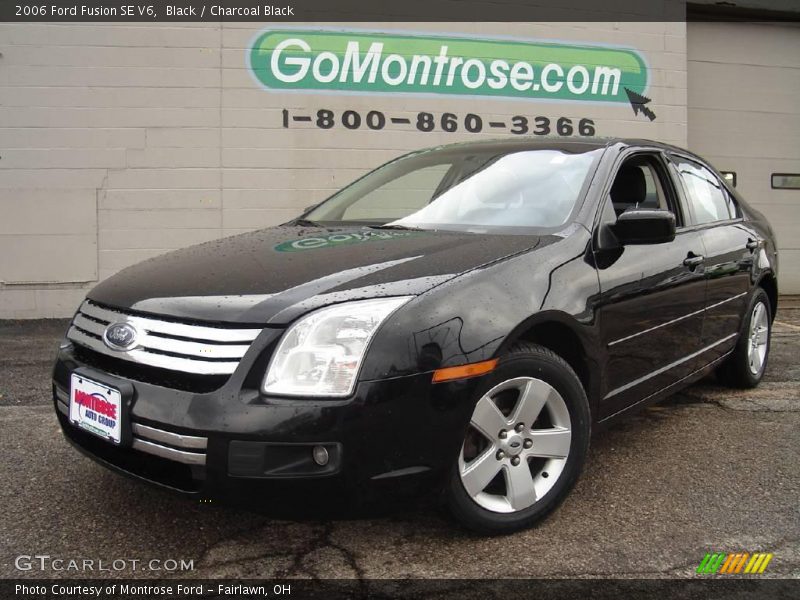 Black / Charcoal Black 2006 Ford Fusion SE V6
