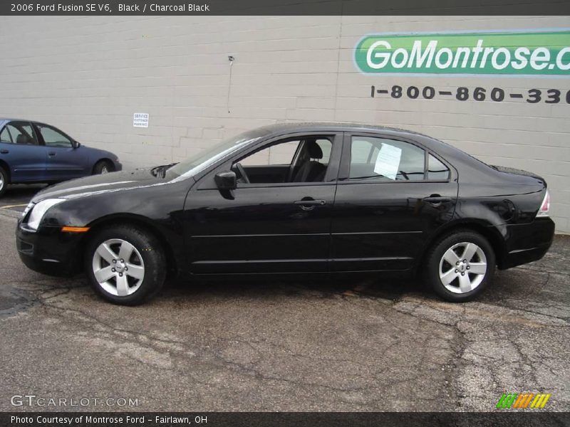 Black / Charcoal Black 2006 Ford Fusion SE V6