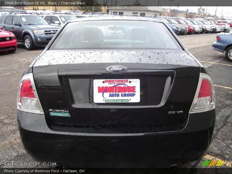 Black / Charcoal Black 2006 Ford Fusion SE V6