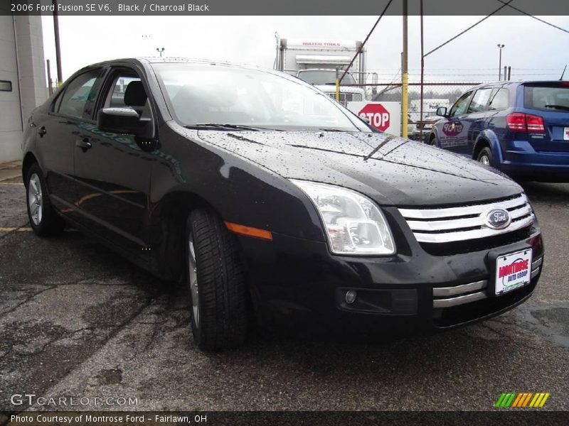 Black / Charcoal Black 2006 Ford Fusion SE V6