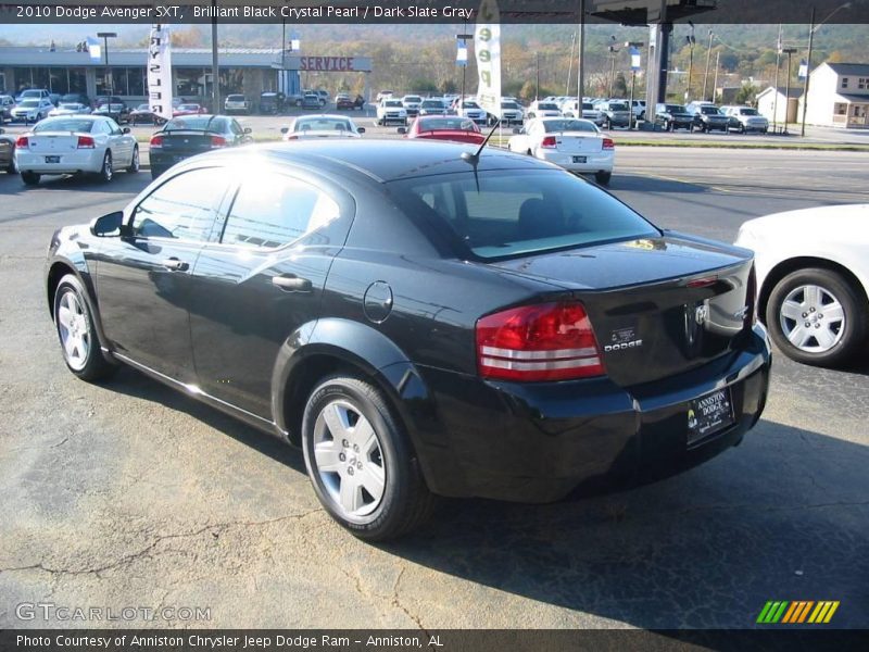 Brilliant Black Crystal Pearl / Dark Slate Gray 2010 Dodge Avenger SXT