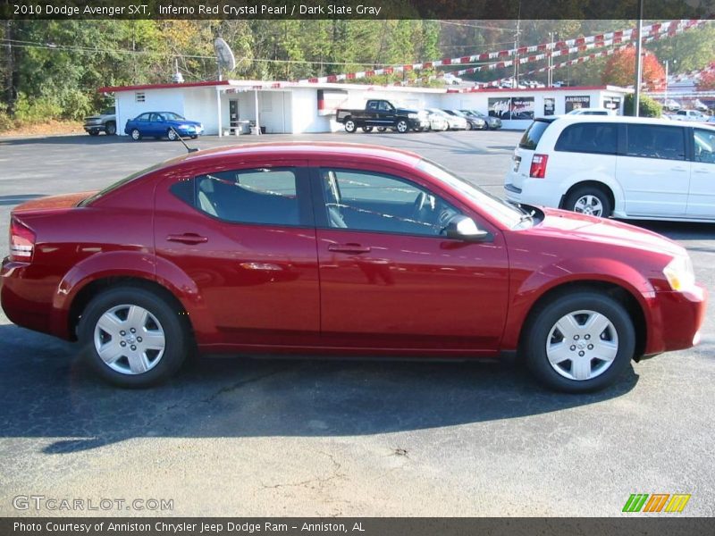 Inferno Red Crystal Pearl / Dark Slate Gray 2010 Dodge Avenger SXT