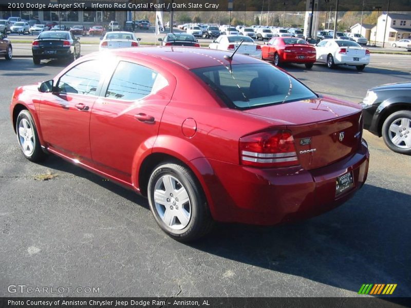 Inferno Red Crystal Pearl / Dark Slate Gray 2010 Dodge Avenger SXT