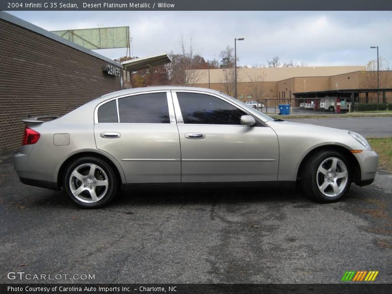Desert Platinum Metallic / Willow 2004 Infiniti G 35 Sedan