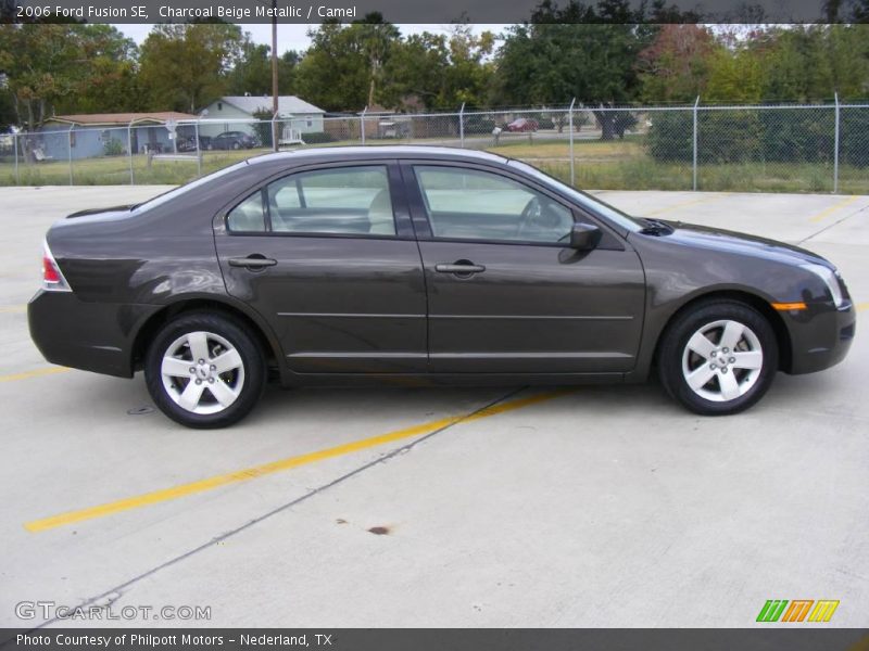 Charcoal Beige Metallic / Camel 2006 Ford Fusion SE