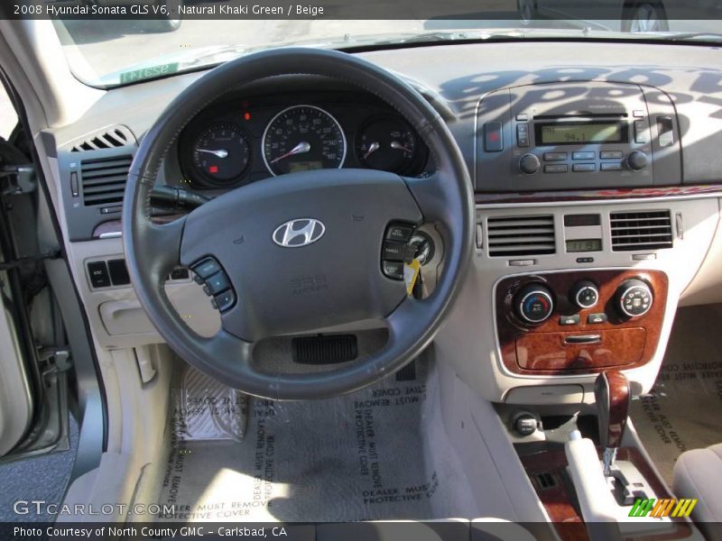 Natural Khaki Green / Beige 2008 Hyundai Sonata GLS V6