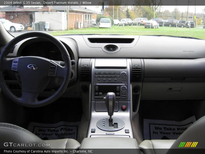 Desert Platinum Metallic / Willow 2004 Infiniti G 35 Sedan