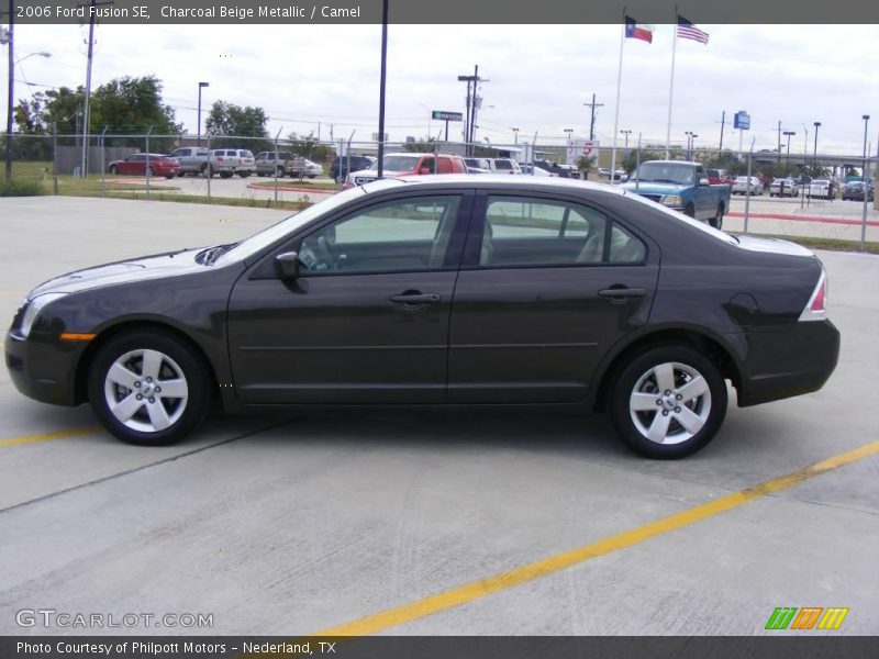Charcoal Beige Metallic / Camel 2006 Ford Fusion SE