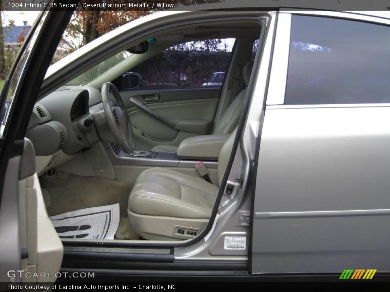 Desert Platinum Metallic / Willow 2004 Infiniti G 35 Sedan