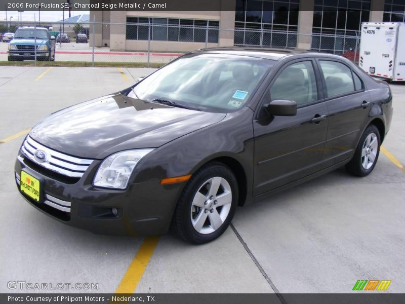 Charcoal Beige Metallic / Camel 2006 Ford Fusion SE