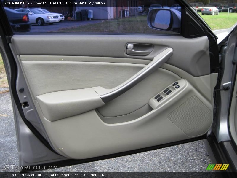 Desert Platinum Metallic / Willow 2004 Infiniti G 35 Sedan