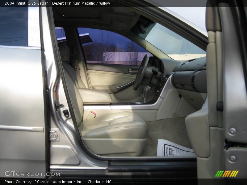 Desert Platinum Metallic / Willow 2004 Infiniti G 35 Sedan