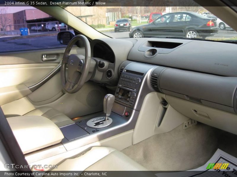Desert Platinum Metallic / Willow 2004 Infiniti G 35 Sedan