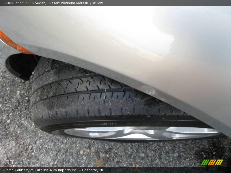 Desert Platinum Metallic / Willow 2004 Infiniti G 35 Sedan