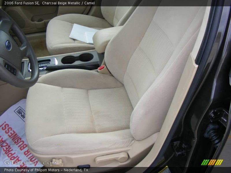 Charcoal Beige Metallic / Camel 2006 Ford Fusion SE