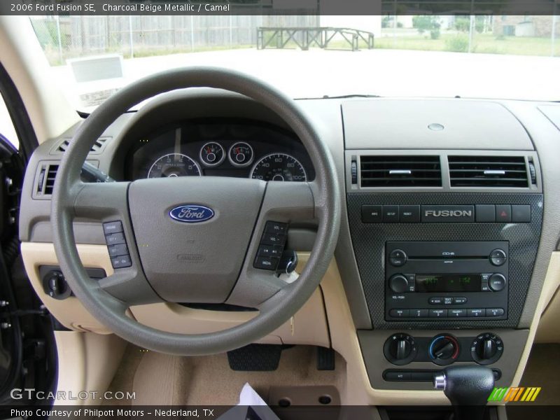 Charcoal Beige Metallic / Camel 2006 Ford Fusion SE