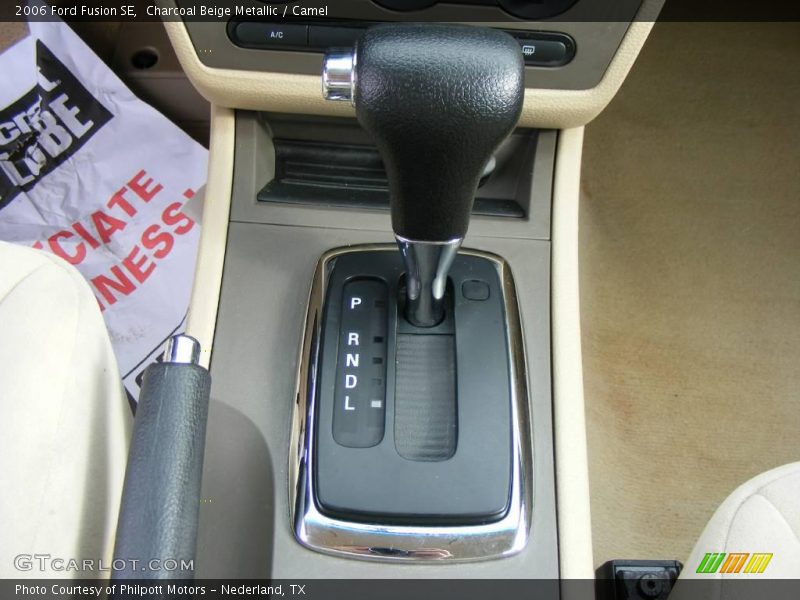 Charcoal Beige Metallic / Camel 2006 Ford Fusion SE