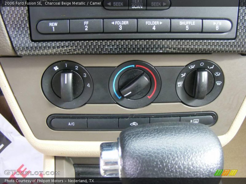 Charcoal Beige Metallic / Camel 2006 Ford Fusion SE