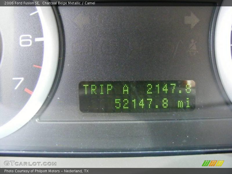 Charcoal Beige Metallic / Camel 2006 Ford Fusion SE