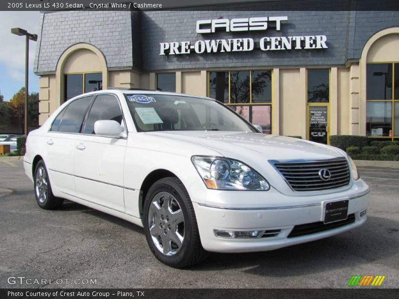 Crystal White / Cashmere 2005 Lexus LS 430 Sedan