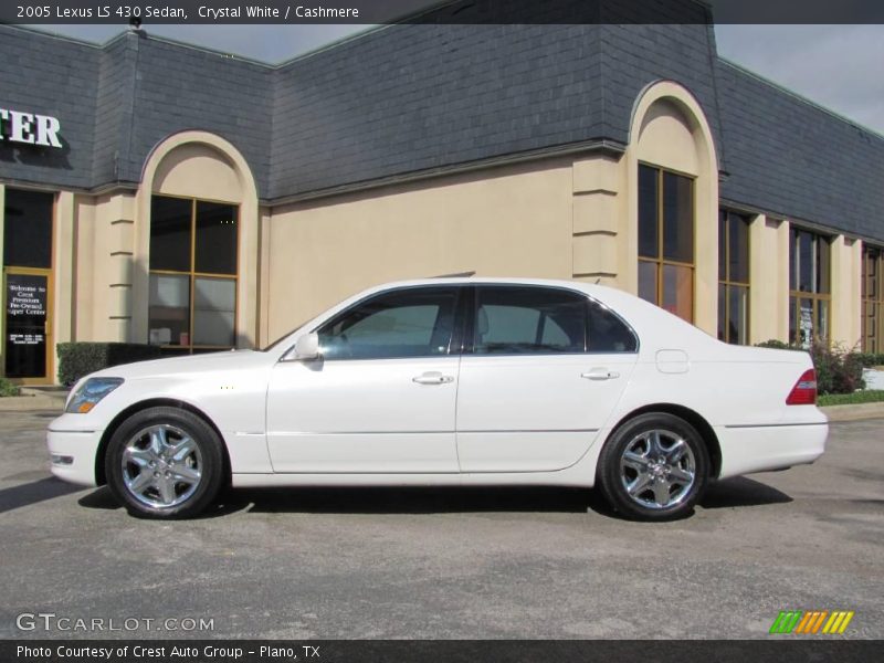 Crystal White / Cashmere 2005 Lexus LS 430 Sedan