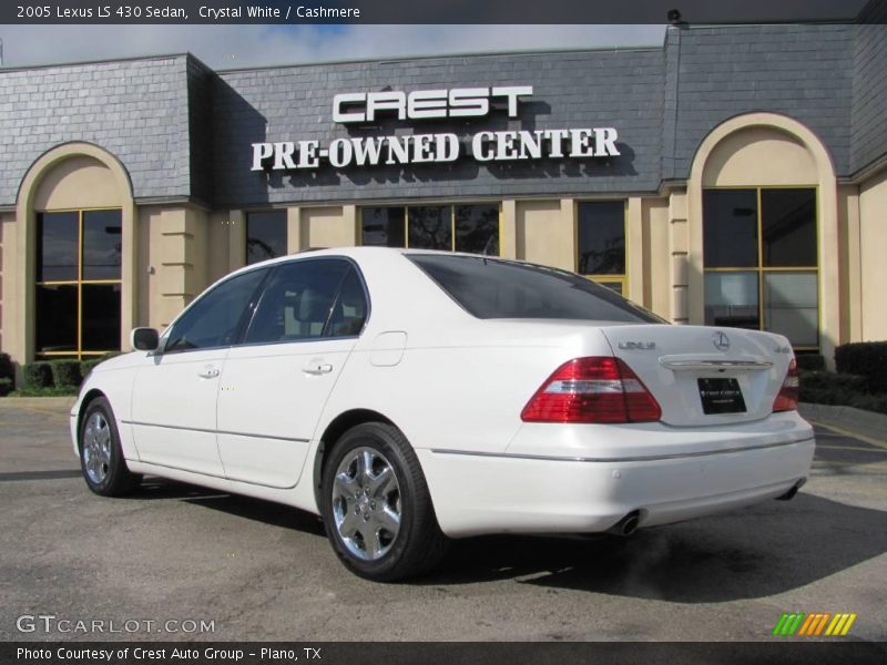Crystal White / Cashmere 2005 Lexus LS 430 Sedan
