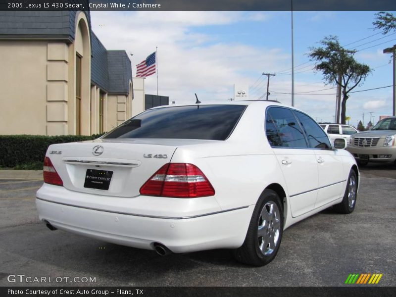 Crystal White / Cashmere 2005 Lexus LS 430 Sedan
