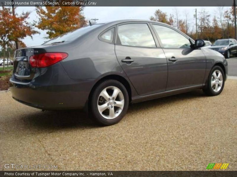 Carbon Gray / Gray 2009 Hyundai Elantra SE Sedan