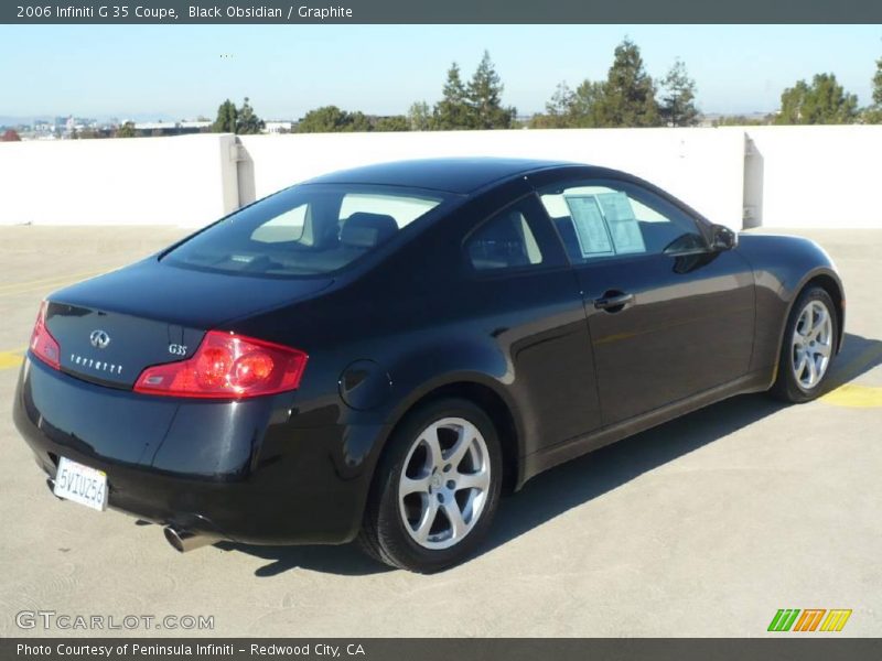 Black Obsidian / Graphite 2006 Infiniti G 35 Coupe