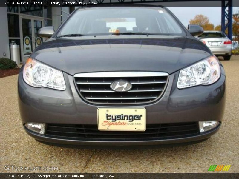 Carbon Gray / Gray 2009 Hyundai Elantra SE Sedan