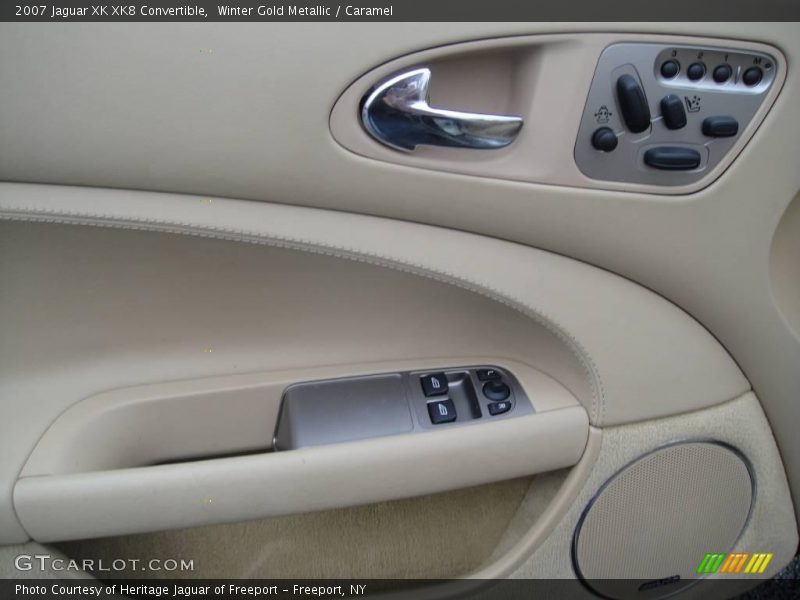 Winter Gold Metallic / Caramel 2007 Jaguar XK XK8 Convertible