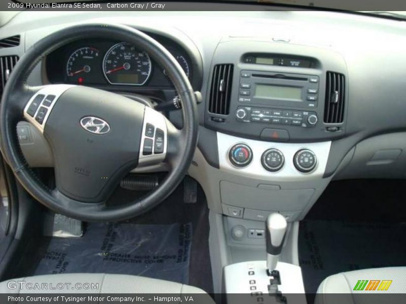 Carbon Gray / Gray 2009 Hyundai Elantra SE Sedan