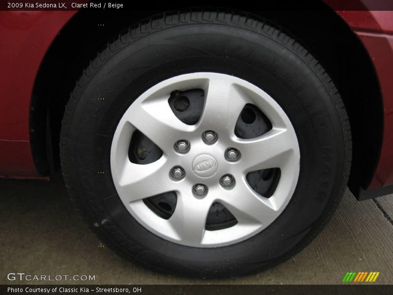 Claret Red / Beige 2009 Kia Sedona LX