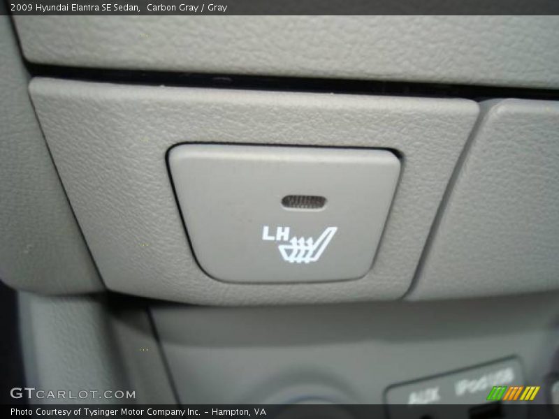 Carbon Gray / Gray 2009 Hyundai Elantra SE Sedan