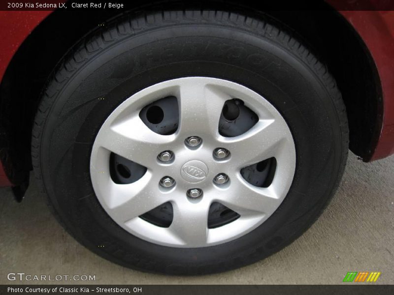 Claret Red / Beige 2009 Kia Sedona LX