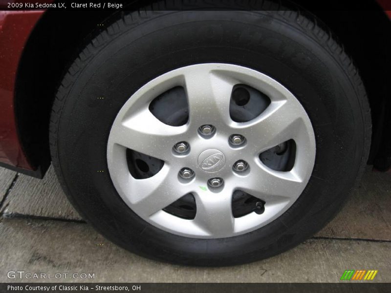 Claret Red / Beige 2009 Kia Sedona LX