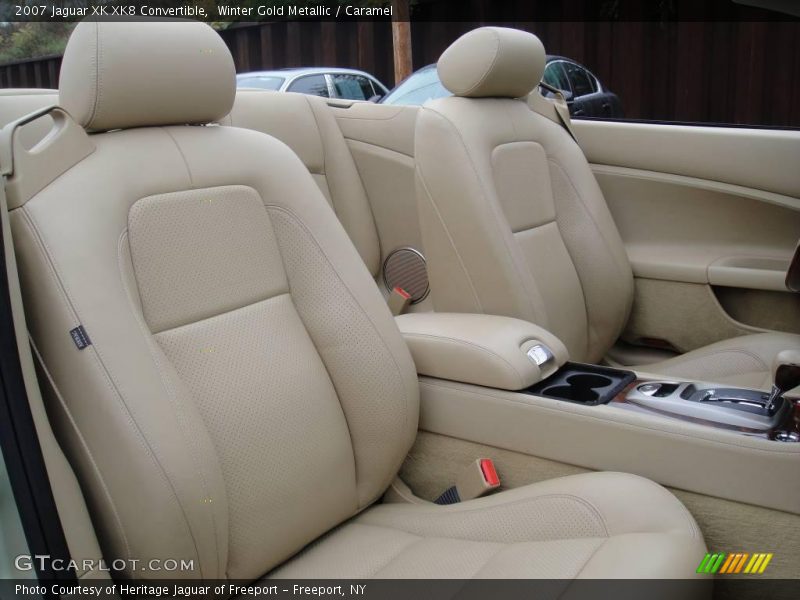 Winter Gold Metallic / Caramel 2007 Jaguar XK XK8 Convertible