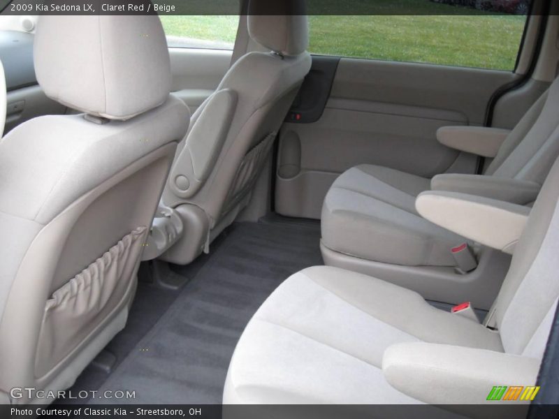 Claret Red / Beige 2009 Kia Sedona LX