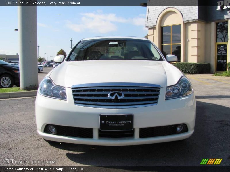 Ivory Pearl / Wheat 2007 Infiniti M 35 Sedan