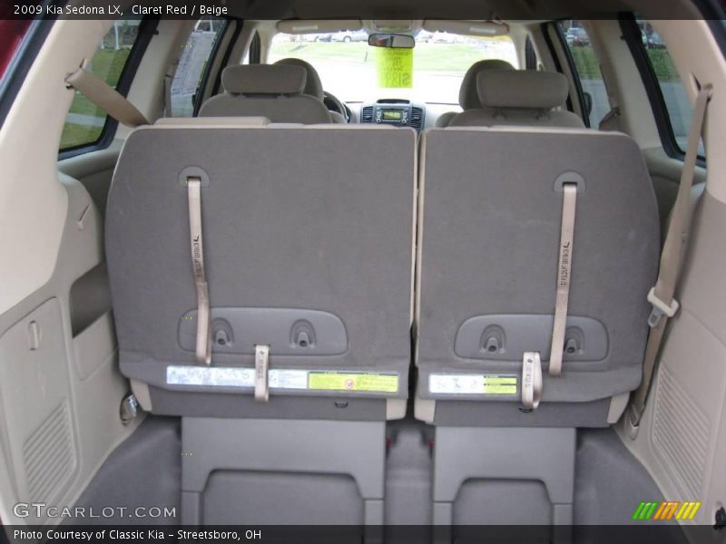 Claret Red / Beige 2009 Kia Sedona LX
