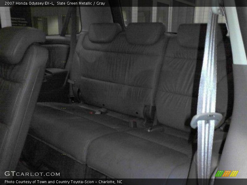 Slate Green Metallic / Gray 2007 Honda Odyssey EX-L
