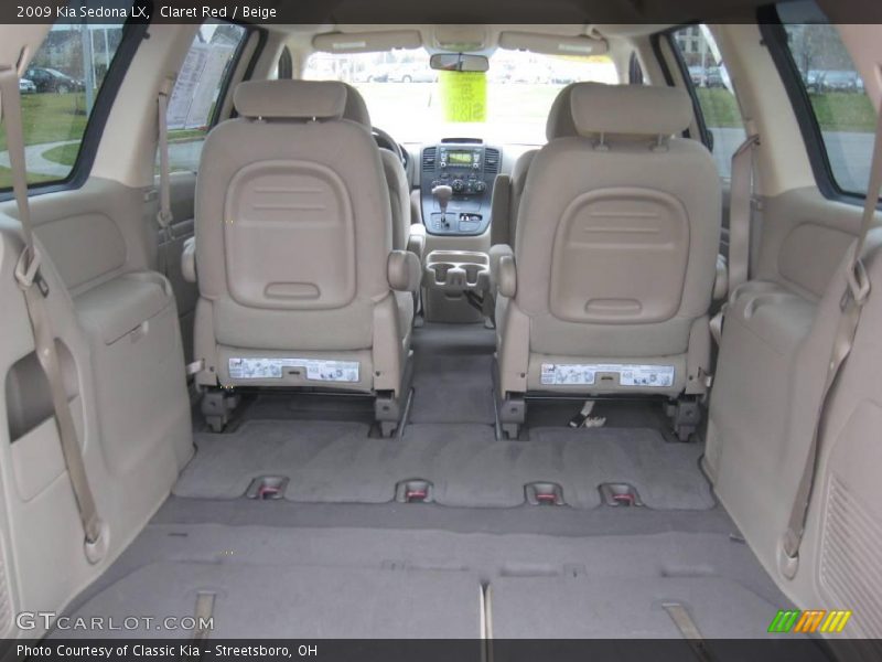 Claret Red / Beige 2009 Kia Sedona LX