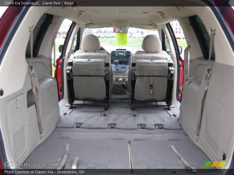 Claret Red / Beige 2009 Kia Sedona LX
