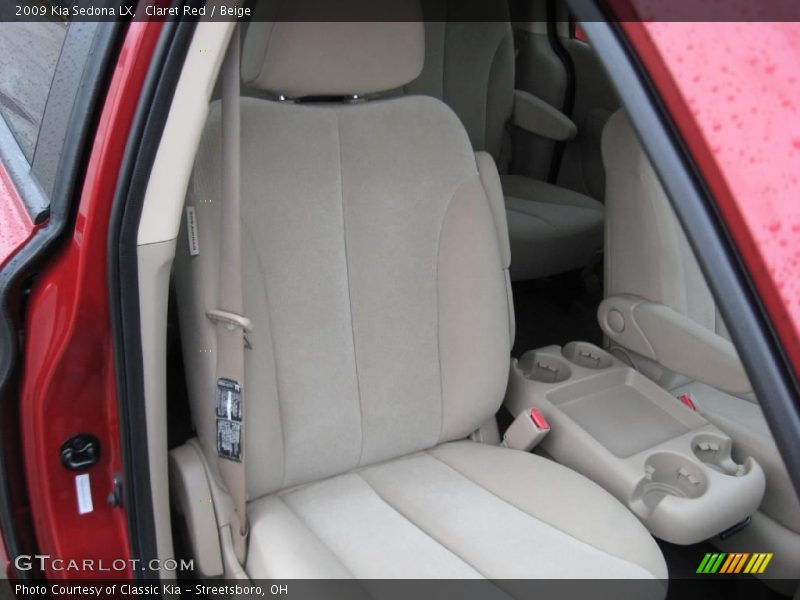 Claret Red / Beige 2009 Kia Sedona LX