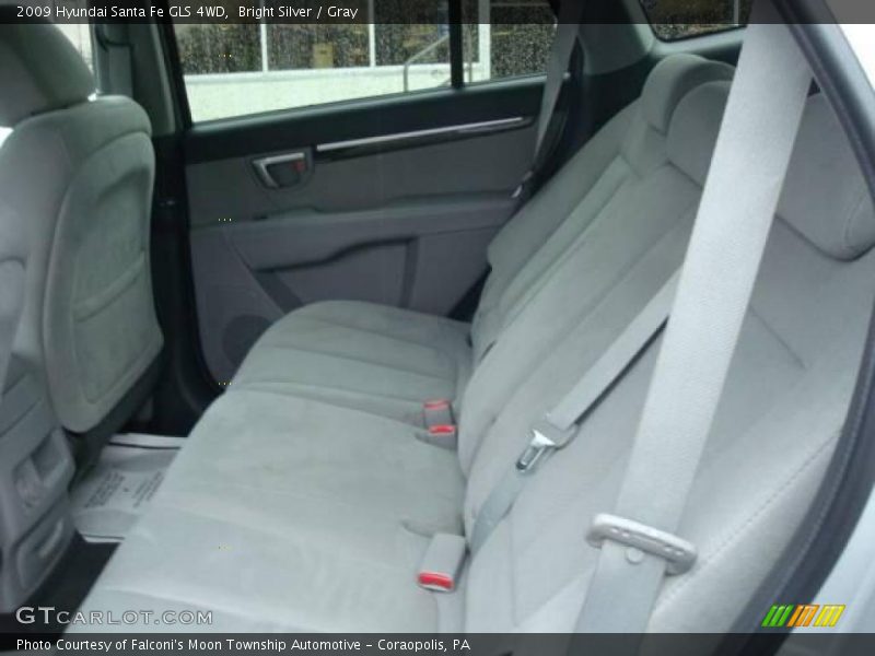Bright Silver / Gray 2009 Hyundai Santa Fe GLS 4WD