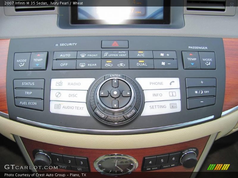 Ivory Pearl / Wheat 2007 Infiniti M 35 Sedan