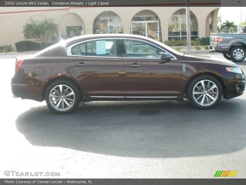 Cinnamon Metallic / Light Camel 2009 Lincoln MKS Sedan