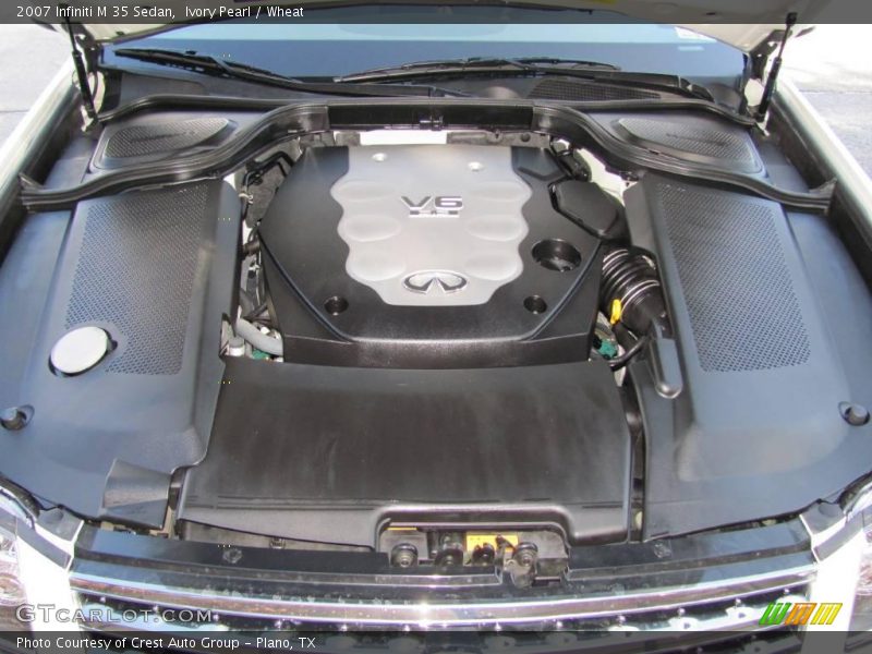 Ivory Pearl / Wheat 2007 Infiniti M 35 Sedan