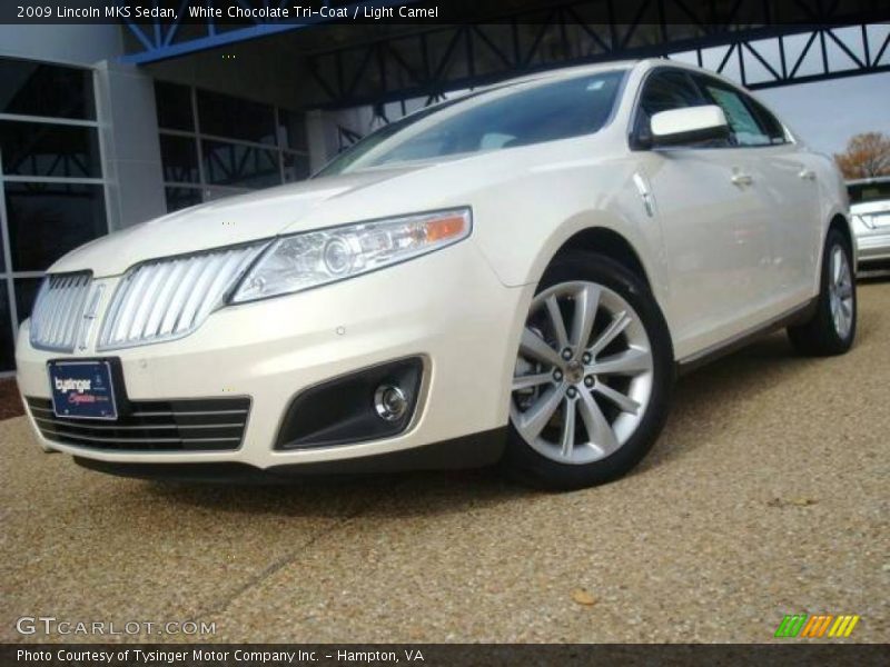 White Chocolate Tri-Coat / Light Camel 2009 Lincoln MKS Sedan